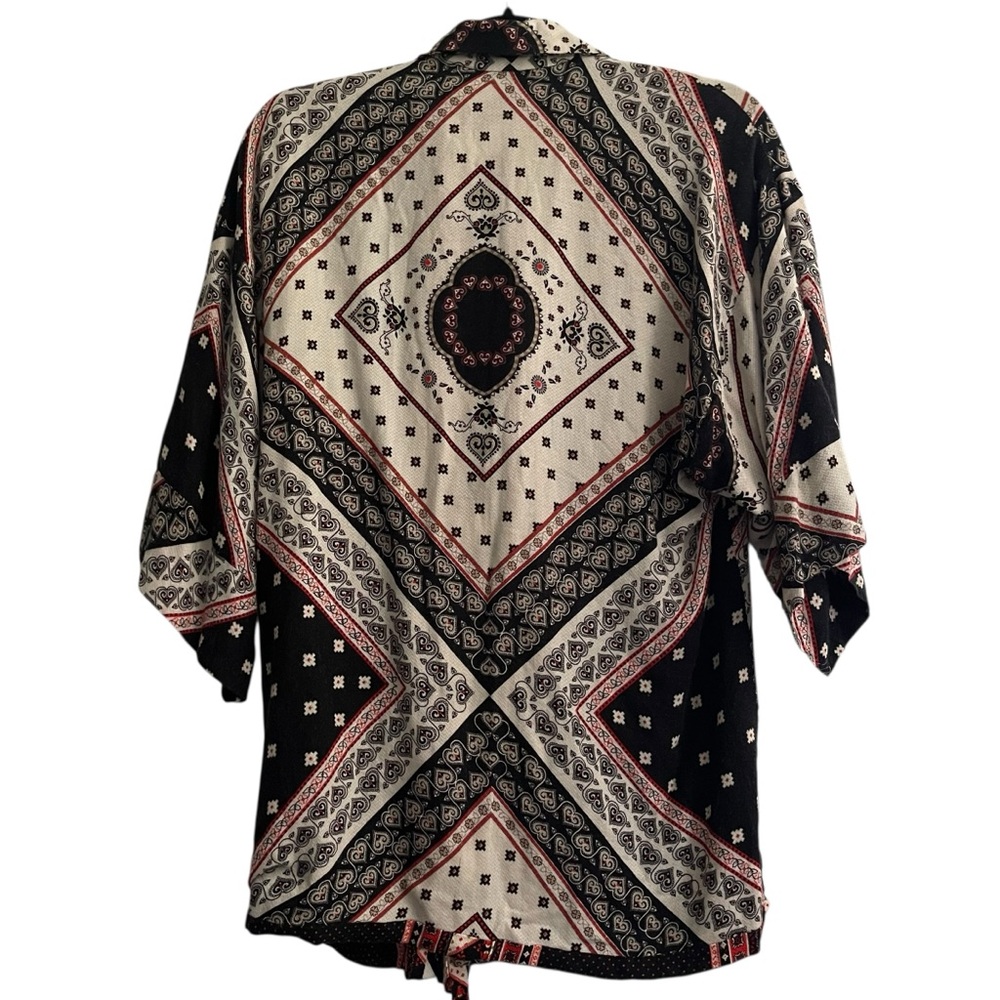 Farm Rio Reversible Boho Kimono/jacket Size M - Picture 8 of 16